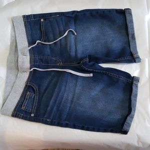 Pre owned Justice Girls Jeans Bike short. Size 12 plus